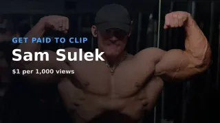 Sam Sulek Clipping | $1 CPM