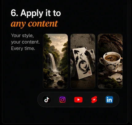 5. Aplícalo a cualquier contenido.