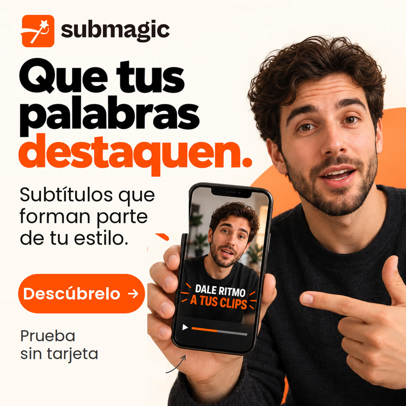 Submagic — AI captions, B-roll and smart edits for your short-form videos.
